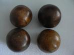 7 Houten ballen(2 maten) bruin hout sober landelijk zgan, Huis en Inrichting, Woonaccessoires | Overige, Ophalen of Verzenden