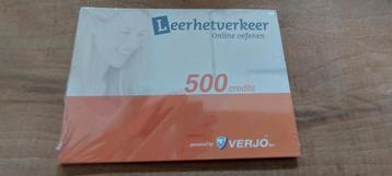 Online theorie oefenen. 500 credits van verjo. Nieuwprijs 15 beschikbaar voor biedingen