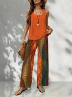 NIEUW Broek en Top XL, Ophalen, Nieuw, Maat 46/48 (XL) of groter, Oranje