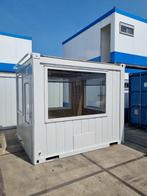 Kantoorunit Portiers loge 3x2,5 meter met 4 ramen Dubbelglas, Ophalen