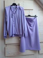 Leuk set lila, Ophalen of Verzenden, Zo goed als nieuw, Maat 38/40 (M), Paars