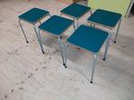 Set van 5 stapelbare krukken van De Beleving - hoogte 46cm, Ophalen, Zo goed als nieuw, Staal
