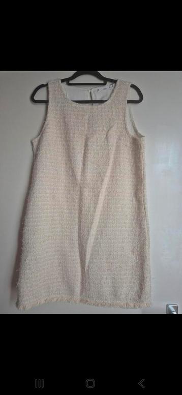 Nieuw Mango Jurkje - Tweed Beige - Maat M beschikbaar voor biedingen