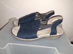 Jenny dames sandalen,  instappers maat 38, Ophalen of Verzenden, Zo goed als nieuw, Blauw, Instappers