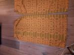 Vintage Gordijnen Oranje/Geel, Huis en Inrichting, Stoffering | Gordijnen en Lamellen, Bruin, Gebruikt, 100 tot 150 cm, Vintage