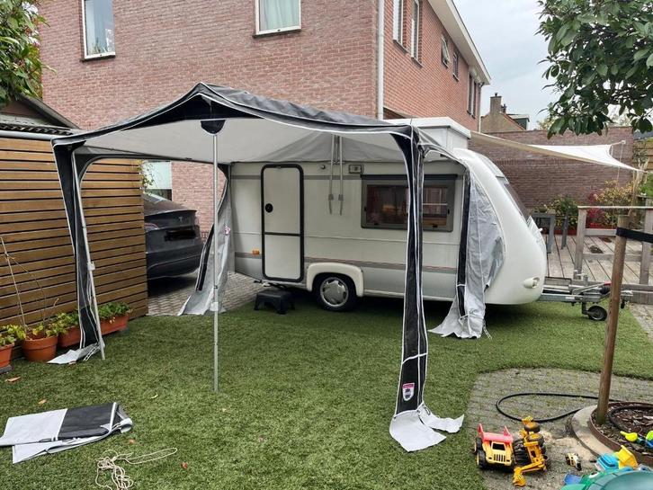 Rapido club/Eriba - Touring Plus voortent met zijtent, Caravans en Kamperen, Caravan accessoires, Zo goed als nieuw, Ophalen