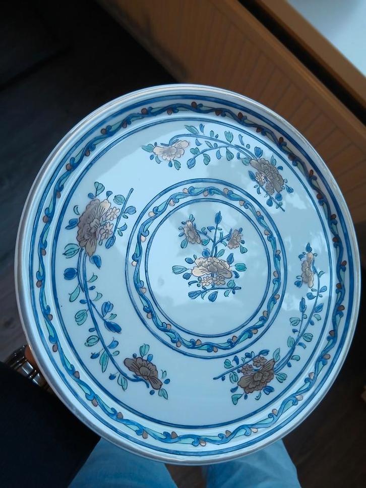 Antiek - Chinees - porselein - oud bord, Antiek en Kunst, Antiek | Schalen, Ophalen of Verzenden