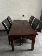 Eetkamertafel aangeboden, Huis en Inrichting, Tafels | Eettafels, Ophalen, Gebruikt, 50 tot 100 cm, 150 tot 200 cm