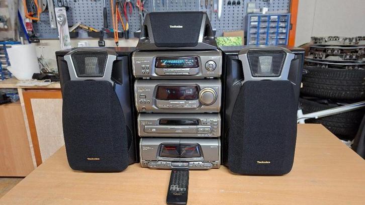 Technics Dolby Surround set, Audio, Tv en Foto, Stereo-sets, Gebruikt, Cassettedeck, Cd-speler, Tuner of Radio, Speakers, Overige merken