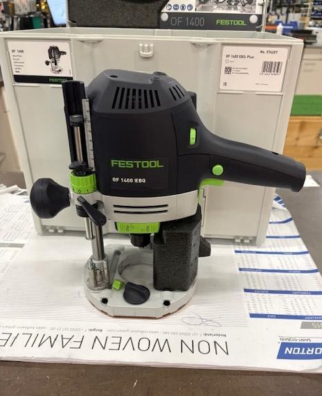 Festool OF 1400 EBQ-Plus Bovenfreesmachine, Doe-het-zelf en Verbouw, Gereedschap | Freesmachines, Nieuw, Elektrisch, Bovenfrees