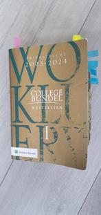 Privaatrecht 2023-2024 College Bundel I, Boeken, Gelezen, Ophalen of Verzenden, WO, Wolters Kluwer