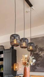 Hanglamp 3 lichtbronnen eetkamer, Huis en Inrichting, Lampen | Hanglampen, Ophalen of Verzenden, Zo goed als nieuw, 75 cm of meer