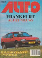 Honda Civic CRX coupe test in Autovisie 1985, Gelezen, Honda, Ophalen of Verzenden, Autovisie