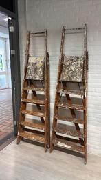 Twee toffe houten schildertrappen, Doe-het-zelf en Verbouw, Ophalen, Zo goed als nieuw, Minder dan 2 meter