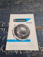 Schneider Xenar camera objectief folder 1956, Boeken, Catalogussen en Folders, Ophalen of Verzenden