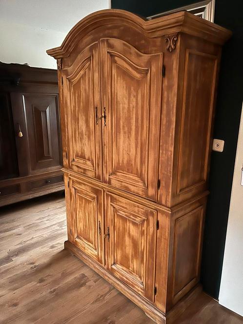 Prachtige houten kast landelijke stijl, Huis en Inrichting, Kasten | Buffetkasten, Zo goed als nieuw, 150 tot 200 cm, 100 tot 150 cm