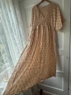 Bohemian wijde oversized maxi lange ikat print jurk Zara XS, Zara, Geel, Ophalen of Verzenden, Zo goed als nieuw