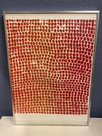 Abstracte zeefdruk Wietse Hoving, gesigneerd 11/50, Ophalen