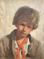 Klassiek Schilderij | Portret van een jongen, Antiek en Kunst, Kunst | Schilderijen | Klassiek, Ophalen of Verzenden