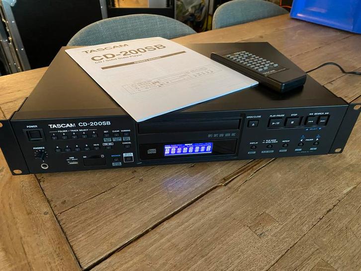 Tascam CD-200SB CD/USB/SDHC Speler  !!- Zo goed als nieuw!, Audio, Tv en Foto, Cd-spelers, Zo goed als nieuw, Overige merken, Ophalen of Verzenden