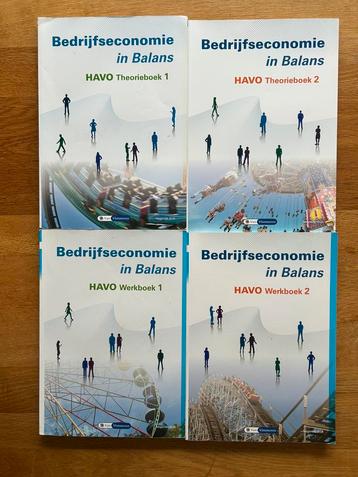 Bedrijfsecenomie in balans Havo alle werk/theorieboeken  beschikbaar voor biedingen