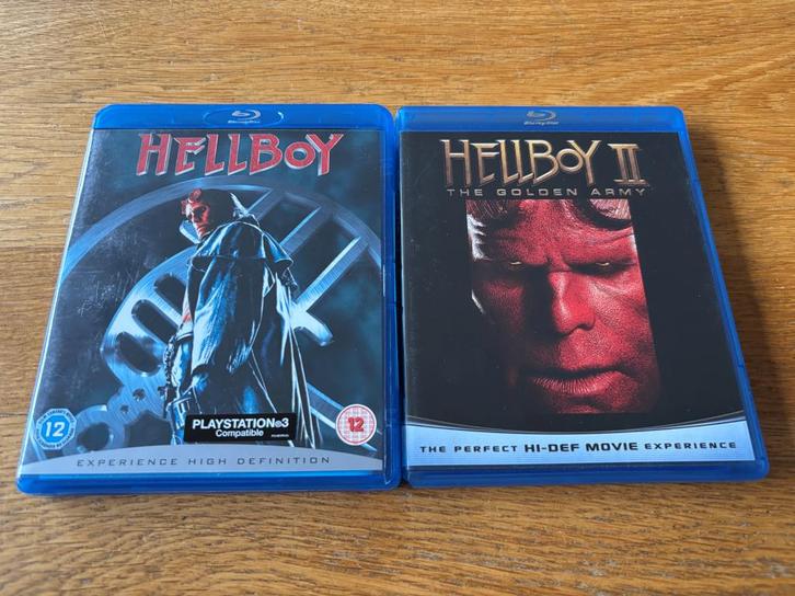 Blu-ray's Hellboy 1 en 2 - N-NLO, Cd's en Dvd's, Blu-ray, Gebruikt, Science Fiction en Fantasy, Ophalen of Verzenden
