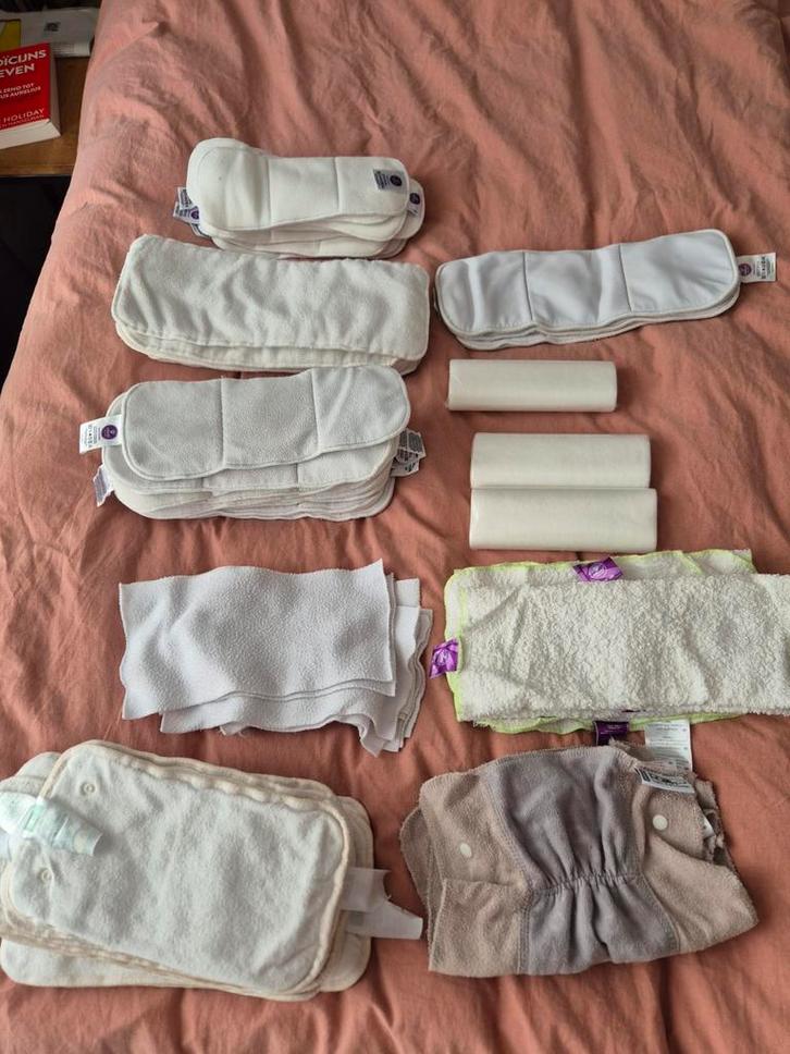 Wasbare luiers inleggers - diverse merken, Kinderen en Baby's, Badjes en Verzorging, Zo goed als nieuw, Overige typen, Overige merken