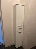 White Bathroom Closet | Witte Badkamerkast, Ophalen, (Half)hoge kast, Minder dan 50 cm, Zo goed als nieuw