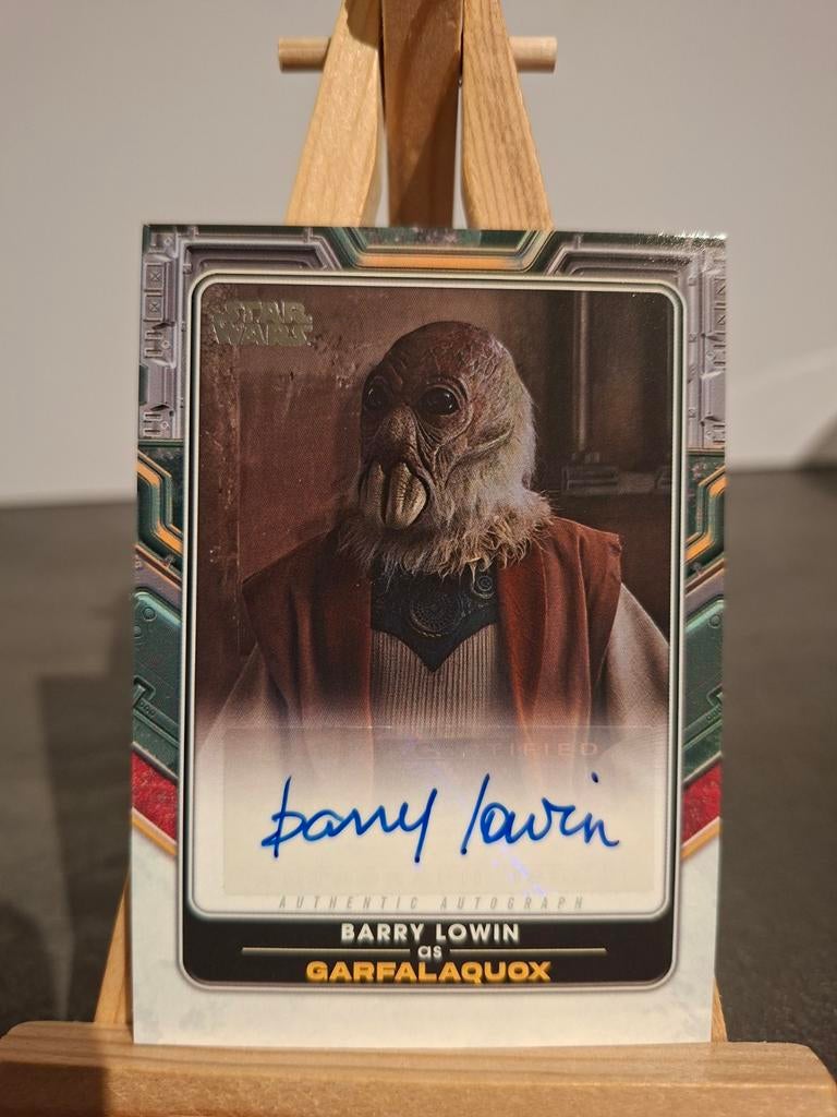 Garfalaqoux Handtekening Kaart Boba Fett Star Wars, Verzamelen, Star Wars, Ophalen of Verzenden, Zo goed als nieuw