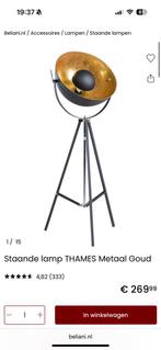 Industriële lamp 3 poots schijnwerper, Ophalen, Zo goed als nieuw, Metaal, 100 tot 150 cm