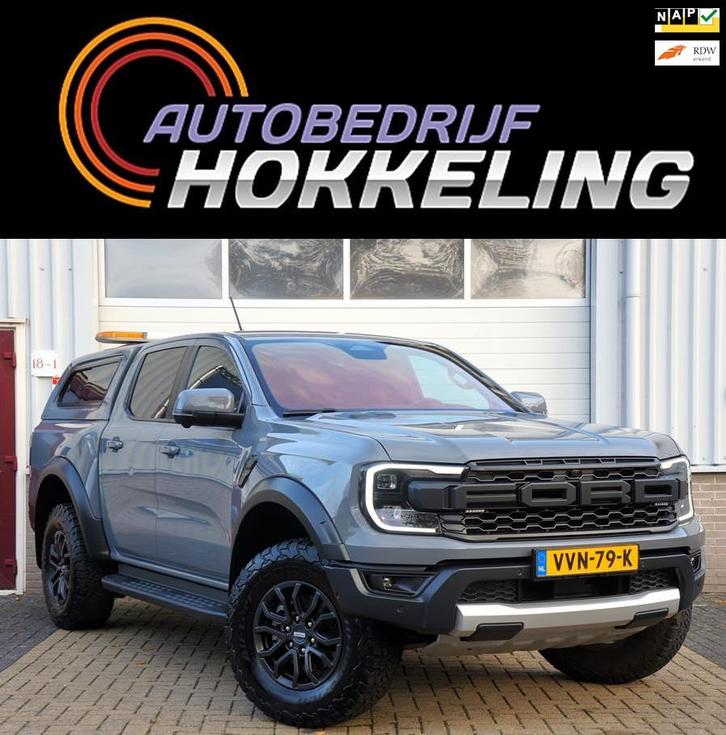 Ford Ranger 3.0 EcoBoost Raptor DC 293PK AWD; 1e Eigenaar !, Auto's, Bestelauto's, Te koop, 360° camera, 4x4, ABS, Achteruitrijcamera