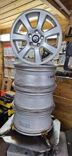 Set Volvo V70 V50 lichtmetalen velgen winterbanden, Ophalen, Velg(en), 16 inch, 205 mm