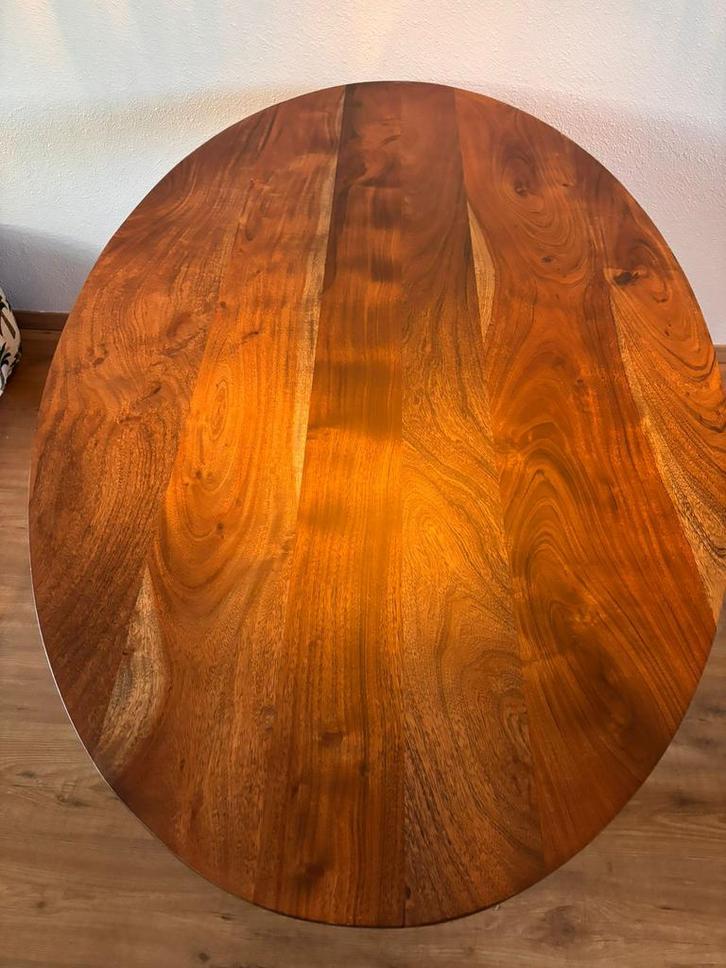 Eettafel ovaal, Huis en Inrichting, Tafels | Eettafels, Zo goed als nieuw, 100 tot 150 cm, 200 cm of meer, Ovaal, Ophalen of Verzenden