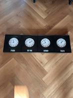 Tijdzoneklok, Huis en Inrichting, Woonaccessoires | Klokken, Ophalen of Verzenden, Zo goed als nieuw