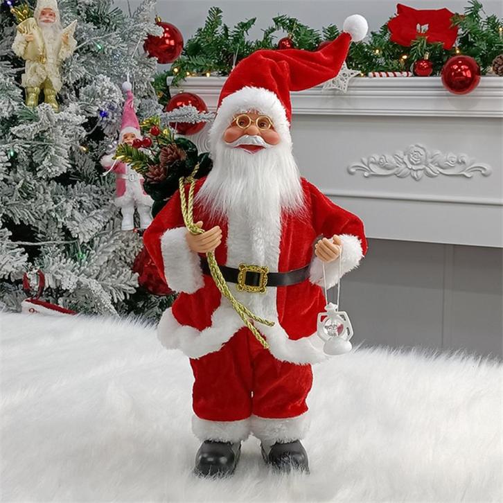 Kerstman Pop 1 (Kerst Poppetje Figuurtje Beeldje Decoratie), Diversen, Kerst, Nieuw, Verzenden