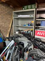 Stellingkasten / ijzeren kasten zonder deur grijs en bruin, Huis en Inrichting, Ophalen, Gebruikt