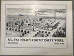 2 pagina’s Van Melle confectionary works Breskens, Verzamelen, Merken en Reclamevoorwerpen, Overige typen, Ophalen of Verzenden