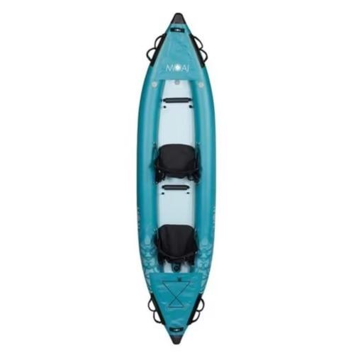 Opblaasbare 2 pers kajak Moai Tangaloa, Watersport en Boten, Kajaks, Nieuw, 2-persoons, Ophalen of Verzenden