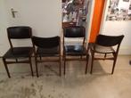 Louis van Teeffelen vintage eetkamerstoelen, Ophalen of Verzenden, Gebruikt, Zwart