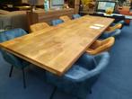 Nieuw mango tafel let op 320x100cm met matrix poot metaal, Ophalen, Vijf personen of meer, Metaal, Rechthoekig