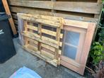 Paneeldeur linksdraaiend enkel 6 ruits 780x1930mm / Kozijn, Doe-het-zelf en Verbouw, Ophalen, 80 tot 100 cm, 215 cm of meer, Binnendeur