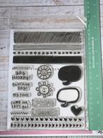 Studio Calico - Pick a Plaid stamp by Katie Licht, Ophalen of Verzenden, Nieuw, Clearstamp