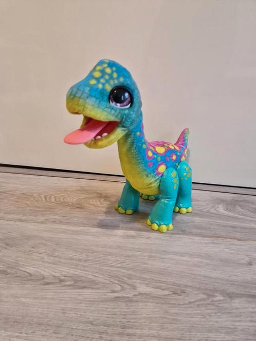 Furreal baby brontosaurus Sam interactieve speelgoed, Kinderen en Baby's, Speelgoed | Knuffels en Pluche, Zo goed als nieuw, Ophalen of Verzenden