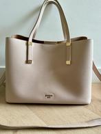 Dune London handtas – beige met goudkleurige details, Verzenden, Gebruikt, Beige, Handtas