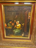 Klassiek schilderij, musicerende figuren, gesigneerd Thomas., Antiek en Kunst, Kunst | Schilderijen | Klassiek, Ophalen