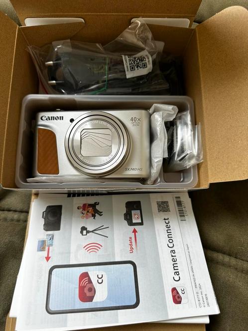 Canon PowerShot SX740 HS LITE EDITION-camera, Zilver, Audio, Tv en Foto, Fotocamera's Digitaal, Nieuw, Canon, 8 keer of meer, Ophalen of Verzenden