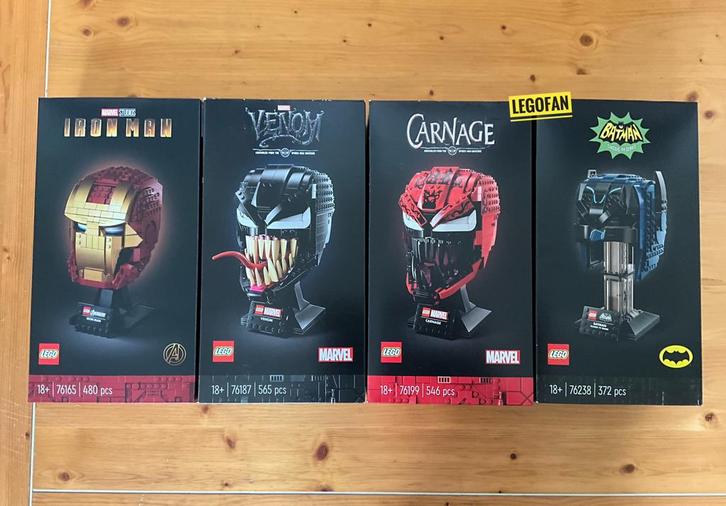 🆕 (SEALED!): LEGO Helmetbundel 76165, 76187, 76199 en 76238, Kinderen en Baby's, Speelgoed | Duplo en Lego, Nieuw, Lego, Complete set