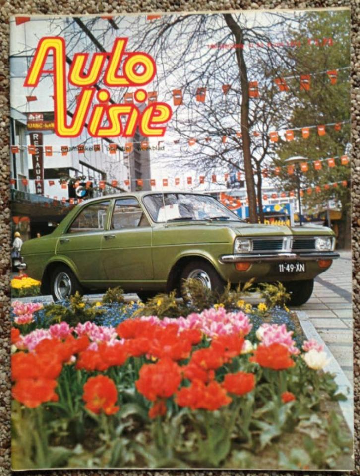 AutoVisie 1973: Ford Consul Coupe, Volkswagen Passat, Daf 66, Boeken, Auto's | Folders en Tijdschriften, Gelezen, Algemeen, Ophalen of Verzenden