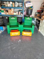 2x mooie heineken stoel met bierlade., Ophalen, Zo goed als nieuw, Overige typen, Heineken