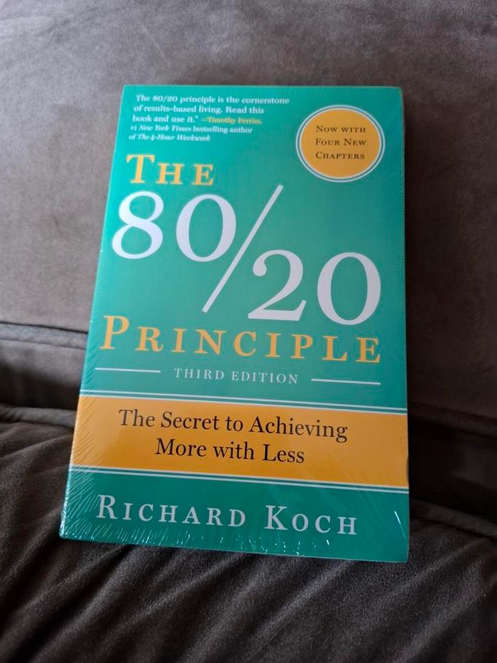 Richard Koch - The 80/20 Principle nieuw in verpakking, Boeken, Esoterie en Spiritualiteit, Nieuw, Achtergrond en Informatie, Ophalen of Verzenden